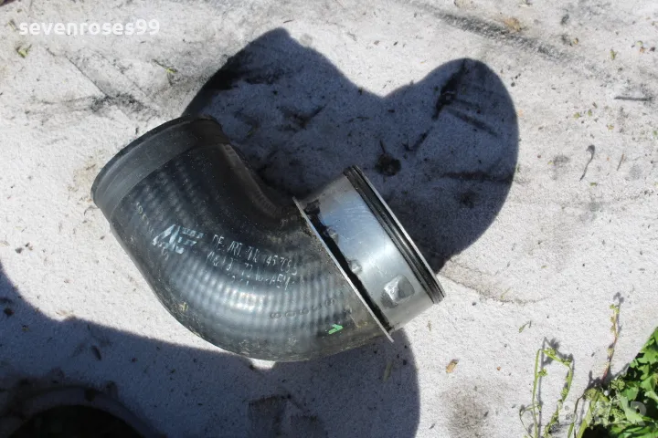 Маркуч турбо Фолксваген Шаран 2002 1.9tdi 115 VW Sharan Seat Alhambra 7M3129627C, снимка 1