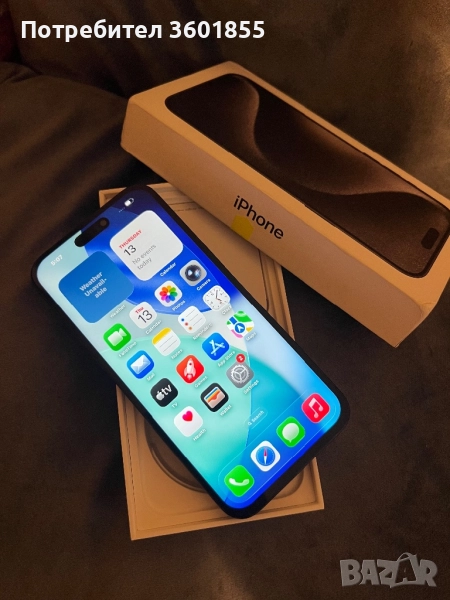 iPhone 15 PRO MAX 256GB Като Нов!, снимка 1