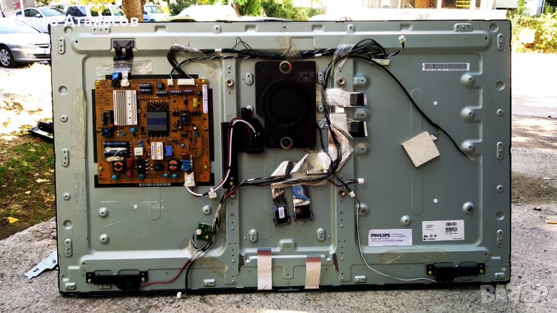 PHILIPS 37PFL6007K/12 със счупена матрица ,PLDD-P109A ,6920L-0001C ,LC370EUF(FE)(P1), снимка 1