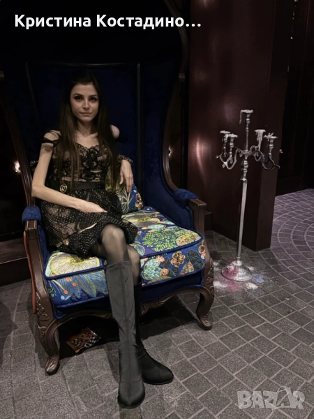 Черни дамски ботушки, снимка 1