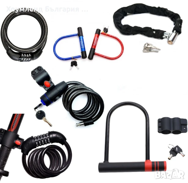 Катинари за колело/мотор-различни видове/против кражба на велосипед, снимка 1