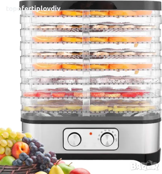 Дехидрататор за плодове и зеленчуци MeyKey 400 W,Гаранция, снимка 1