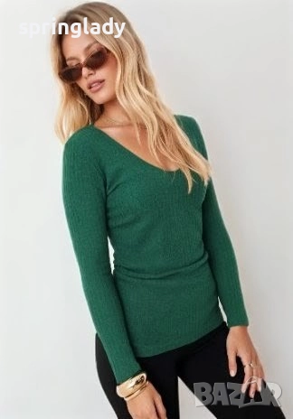 Дамска блуза в зелено, снимка 1