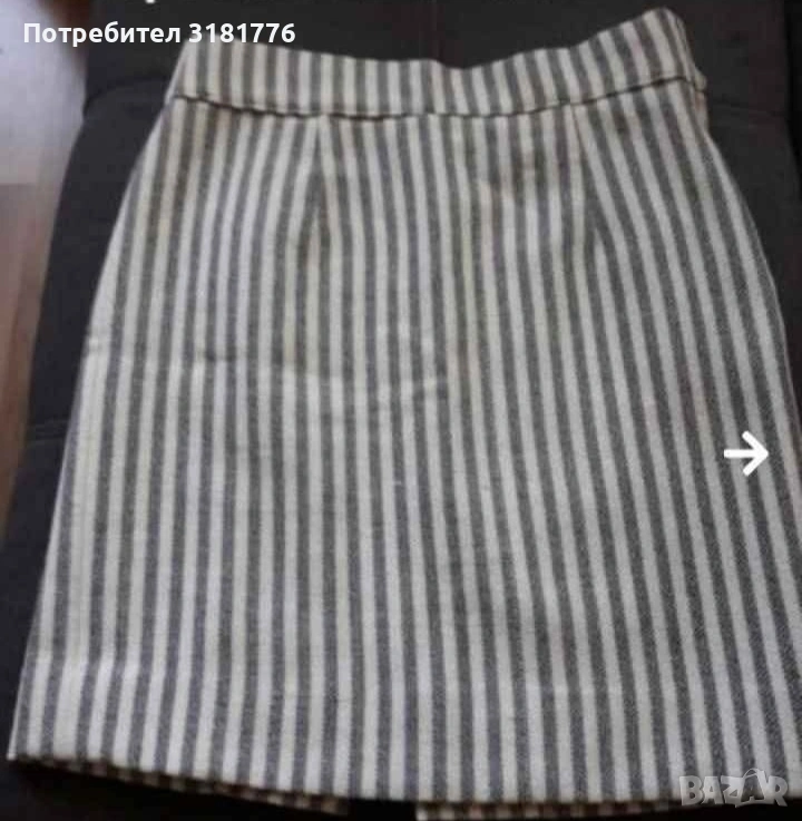 Дамска вълнена къса пола., снимка 1