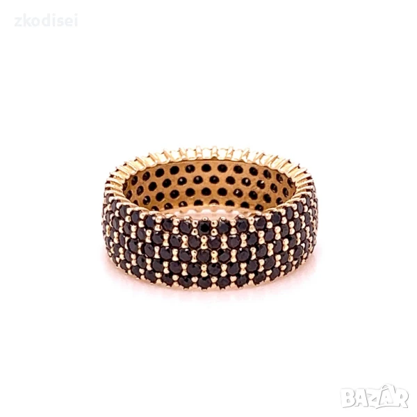 Златен дамски пръстен 3,70гр. размер:51 14кр. проба:585 модел:33323-1, снимка 1