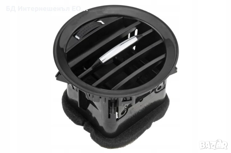 13417362  Преден въздуховод, Opel, Corsa D, Adam, Черен с хром, снимка 1