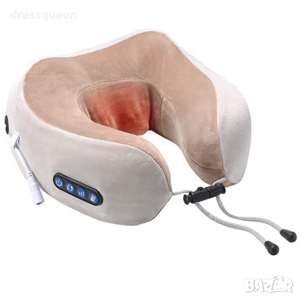 2657 Шиацу масажираща възглавница U образна, снимка 1