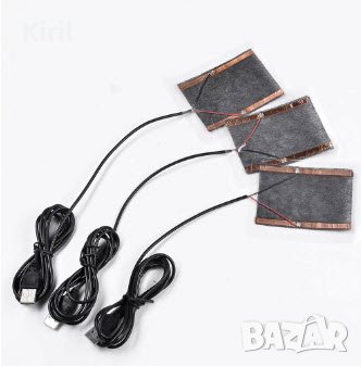 USB нагревателни подложки за ръкавици обувки подложка за мишка и други, снимка 1