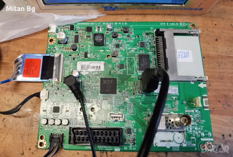 MAIN BOARD LG 49LH5100 EAX66826106, снимка 1