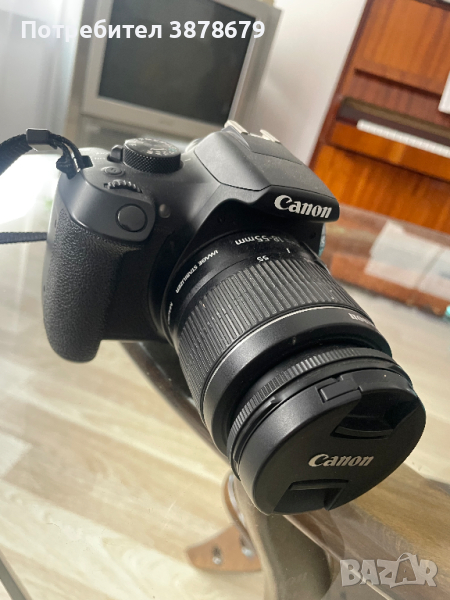 Canon EOS 1300D с обектив efs 18-55mm, снимка 1
