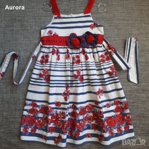 Рокля на цветя Carnival kids, 7- 8 год., снимка 1