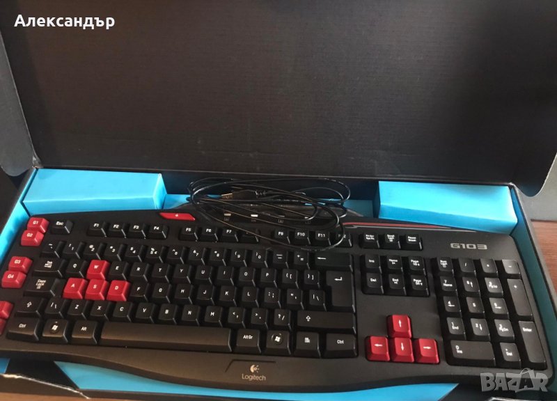 Клавиатура Logitech G103 (920-005206) Gaming Keyboard, черна, снимка 1