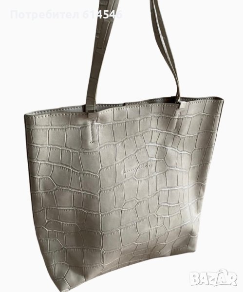 Бежова чанта Zara, снимка 1