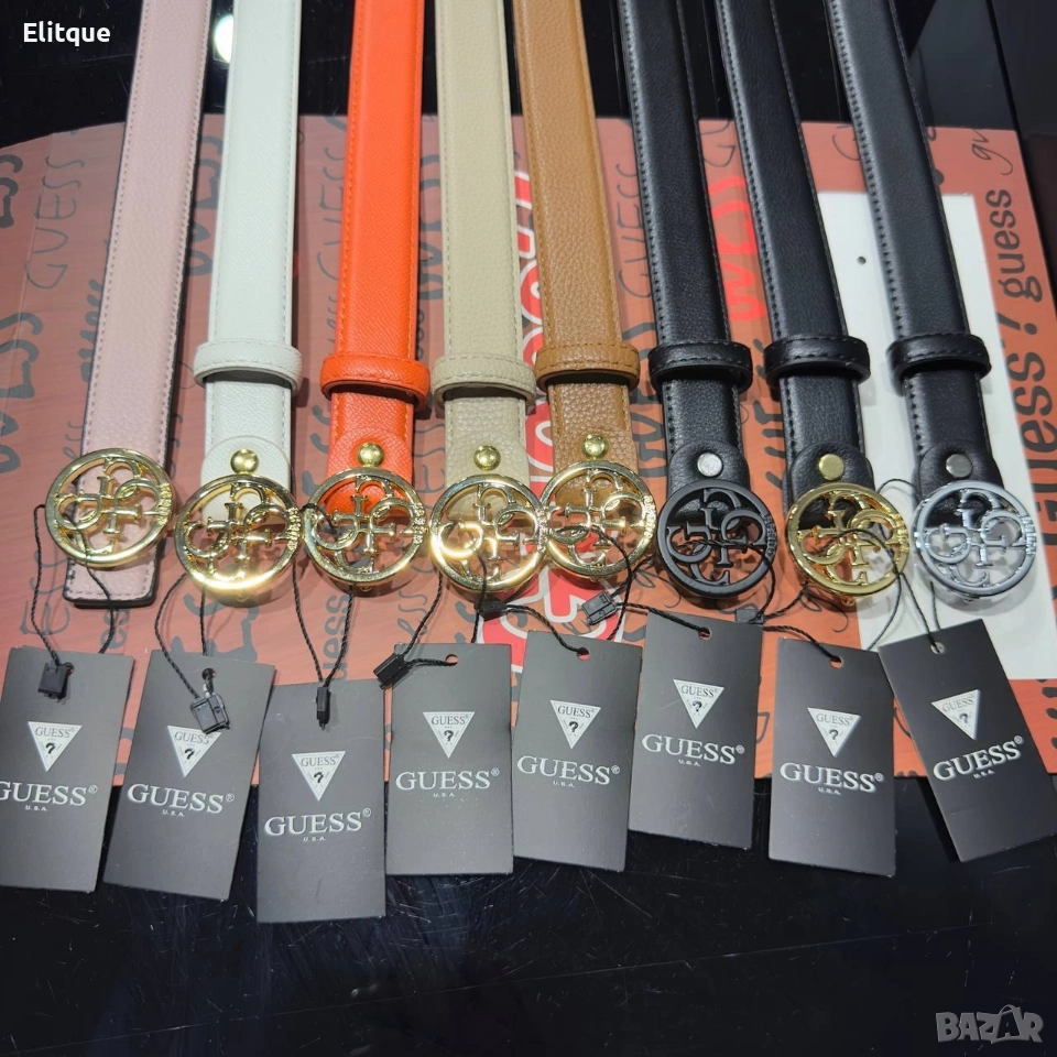колани от естествена кожа в кутия guess , снимка 1
