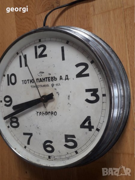 Стар индустриален електрически часовник , снимка 1