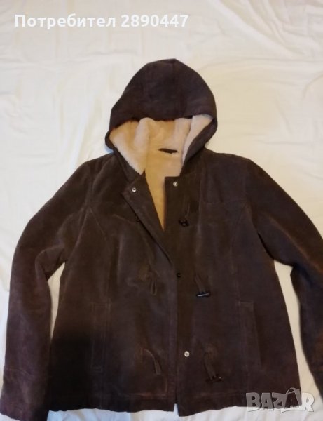 Топло яке от естествен велур , снимка 1