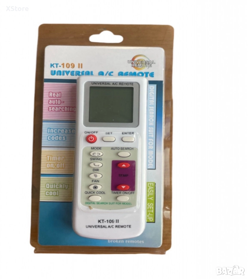 Универсално дистанционно управление за климатик AC109, снимка 1
