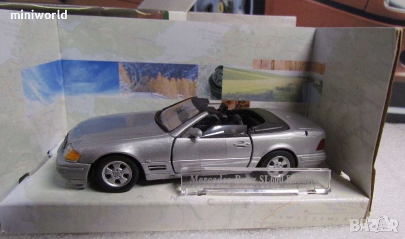 Mercedes-Benz SL600 Roadster 1997 - мащаб 1:43 на Cararama моделът е нов в кутия, снимка 1