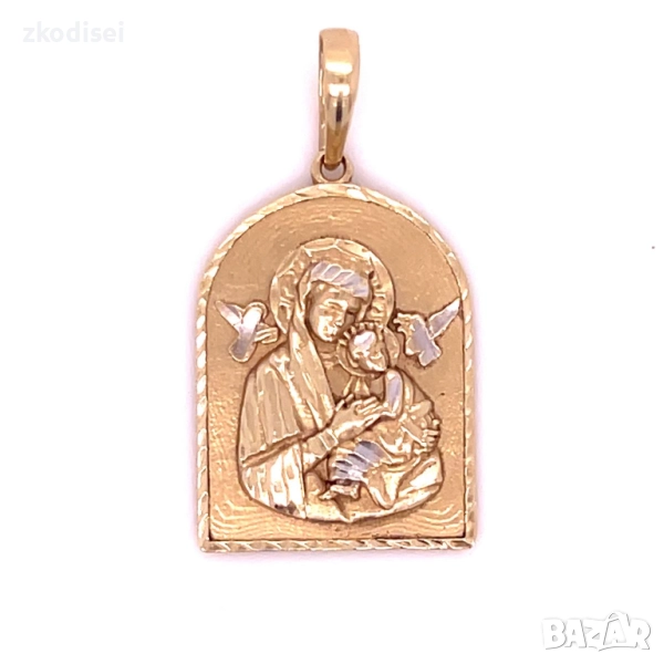 Златен медальон 2,86гр. 14кр. проба:585 модел:33760-3, снимка 1