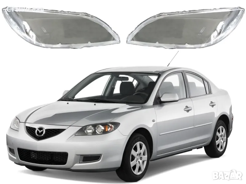 Стъкла (капаци) за фарове за Mazda 3, снимка 1
