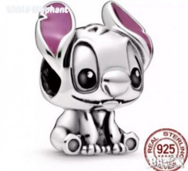 Сребърен елемент Пандора,Дисни,Стич/нов, снимка 1