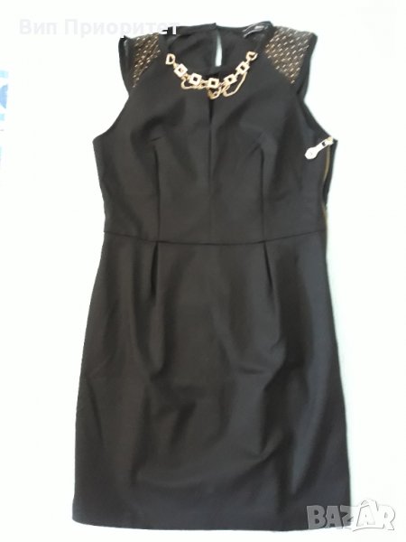 PHILIPP PLEIN - Черна маркова рокля , много стилна и елегантна, страничен ефектно подчертан цип , снимка 1