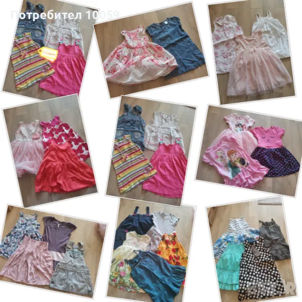 Лотове летни рокли за момиче 1- 6 години , снимка 1