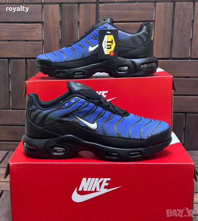 Мъжки Nike Air Max TN цвят черно със синьо, снимка 1