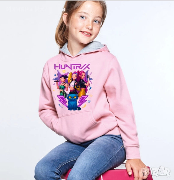 Тениска, ватирана блуза - KPop Demon Hunters, снимка 1