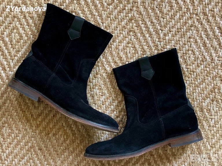 Боти/ботуши 38н. H By Hudson Black Chelsea Boots, снимка 1