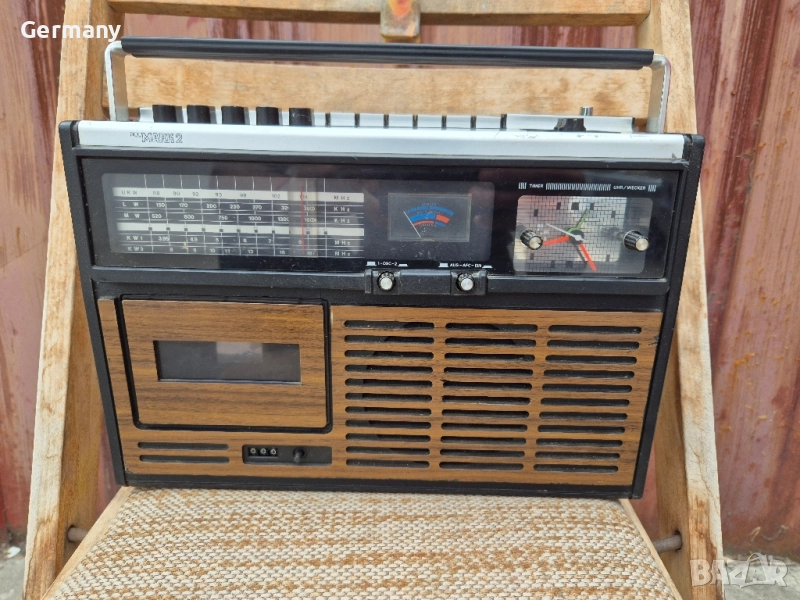 rcc mark 2 немско ретро радио касетофон, снимка 1