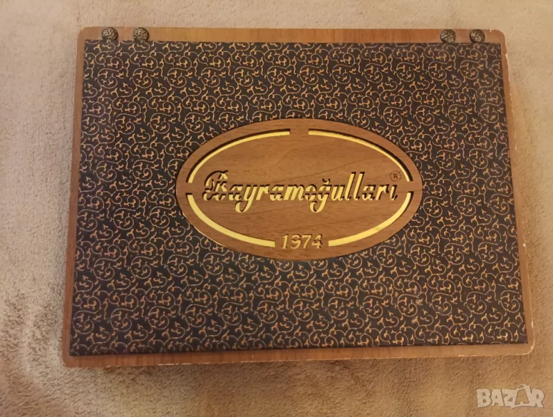 Лазарно гравирана, дървена кутия. , снимка 1