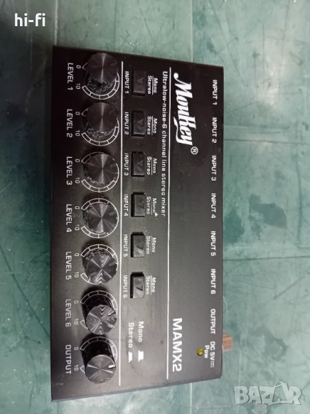 Линеен миксер за 6 микрофона, снимка 1