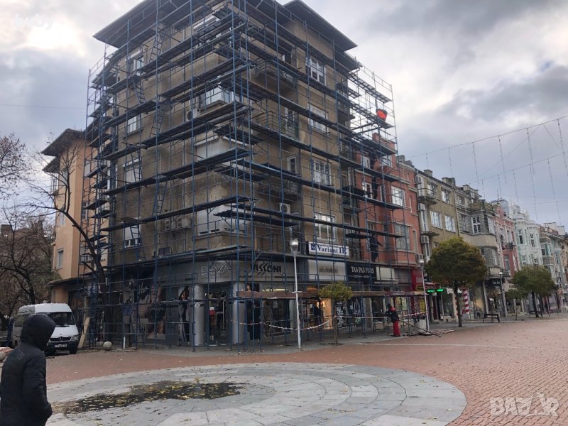 Изграждане на фасадно скеле, Варна, Шумен, Бургас, снимка 1