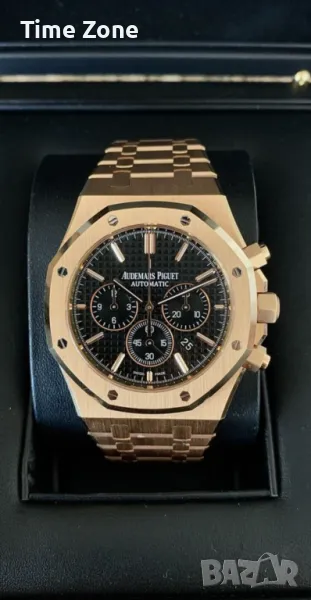 Audemars Piguet Royal Oak Chronograph 41mm Rose Gold Black Dial Различни Варианти, снимка 1