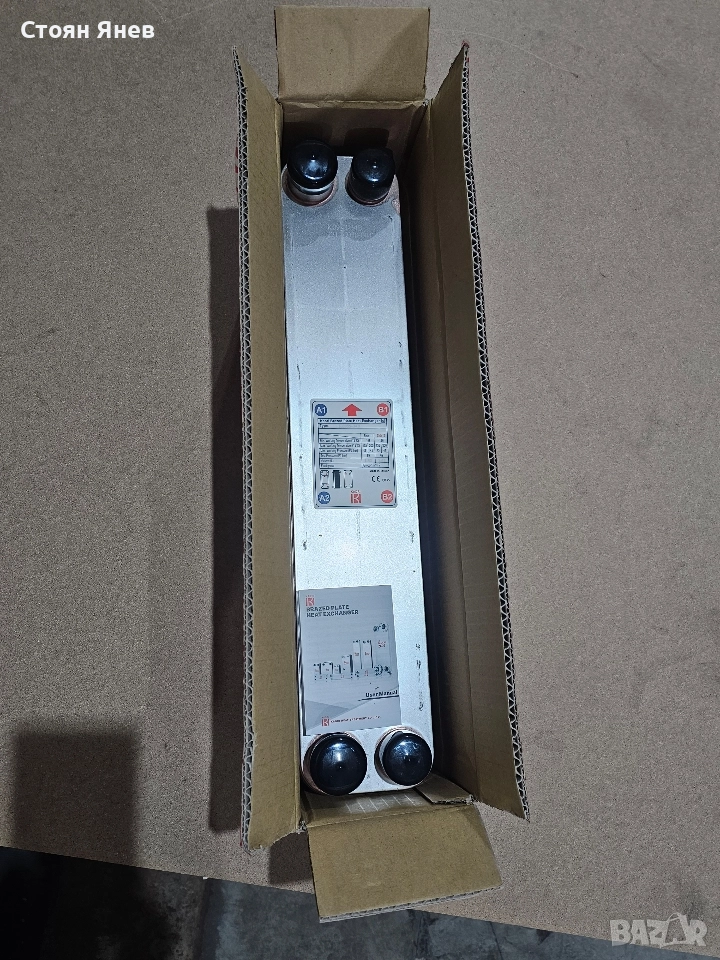Пластинчат топлообменник Kaori K095S-40B - на R410, снимка 1