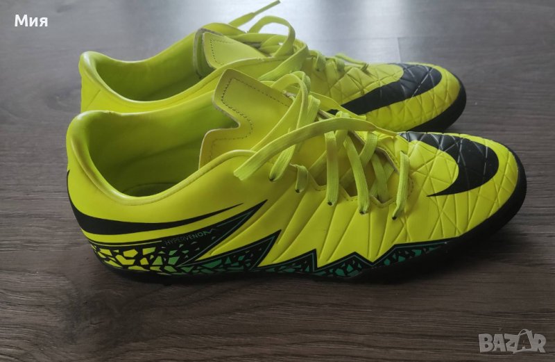 Футболни обувки Стоножки NIKE HYPERVENOM Електрикови , снимка 1
