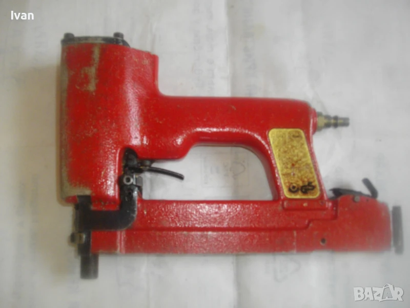 ПНЕВМАТИЧЕН ТАКЕР ДЪРВОДЕЛСКИ АЛУМИНИЕВ ПРОФЕСИОНАЛЕН GS PNEUMATICK TAKER, снимка 1