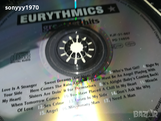 EURYTHMICS CD 2802241539, снимка 12 - CD дискове - 44513246