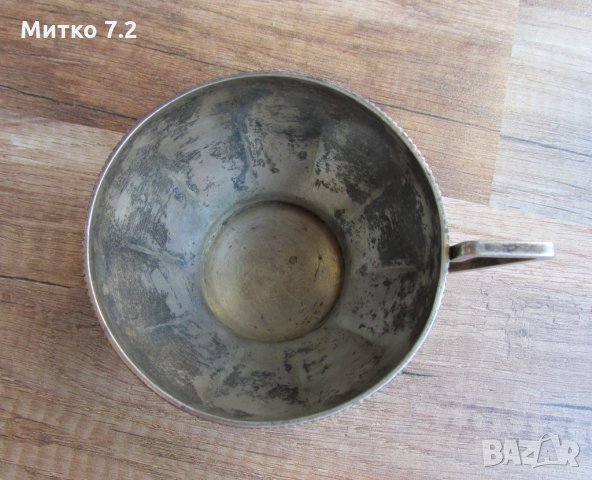 стара сребърна чаша за чай, снимка 8 - Антикварни и старинни предмети - 32105692