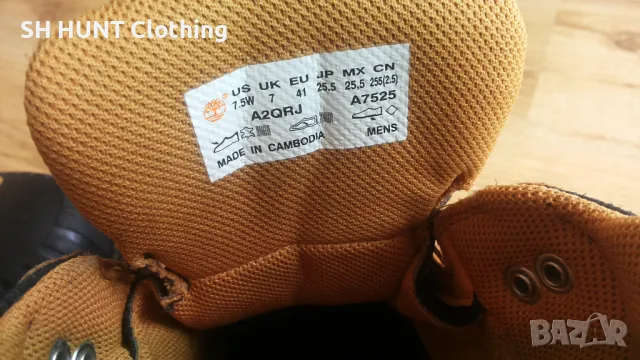 TIMBERLAND Heritage Rubber-Toe Waterproof Hiking Boot размер EUR 41 / UK 7 водонепромокаеми - 1108, снимка 17 - Мъжки боти - 50010037