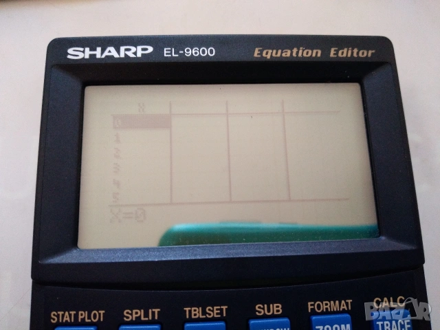 Sharp EL-9600 Графичен калкулатор Редактор на уравнения Калкулатор, снимка 9 - Друга електроника - 53141248