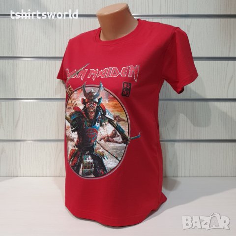 Дамска тениска с дигитален печат на музикалната група IRON MAIDEN - Senjutsu Album Palace Circle, снимка 3 - Тениски - 37106770