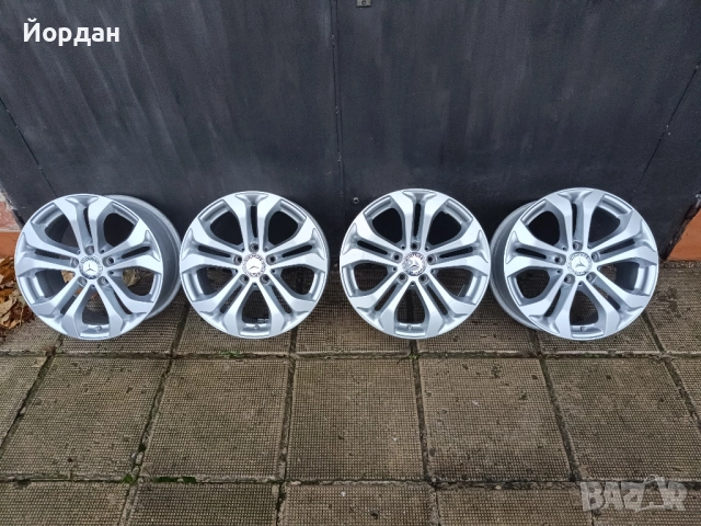 ОРИГИНАЛНИ джанти 17 ' цола 5x112 МЕРЦЕДЕС / MERCEDES BENZ ET36 7,5J 66,6, снимка 5 - Гуми и джанти - 52344984