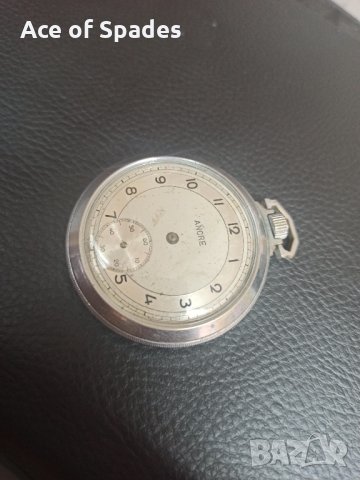 Стар Немски Джобен Часовник ANCRE FOREIGN Работеш, снимка 4 - Колекции - 33839624