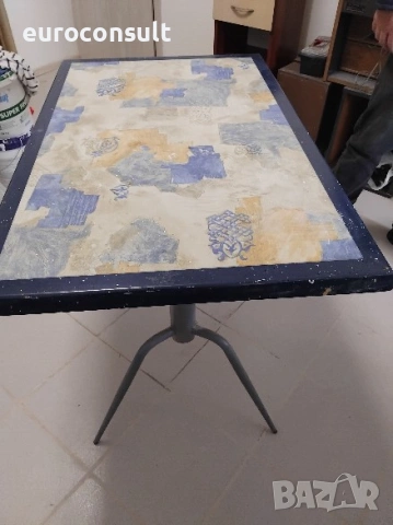 градинска маса /френска/ с 4 стола, снимка 3 - Градински мебели, декорация  - 54051405