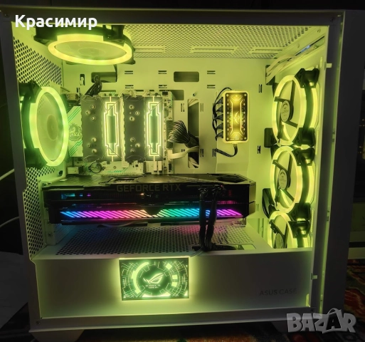 Геймърски комп Ryzen 5700x, ASUS ROG Strix RTX3070,32gb ddr4,1tb nvme, снимка 2 - Геймърски - 52674623