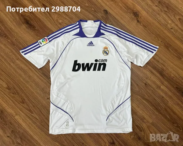 Футболна тениска Real Madrid 2007/2008 , снимка 1