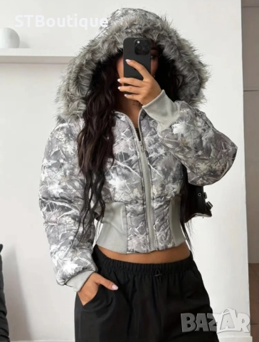 👑 Дамско Елегантно Зимно Палто- ограничено количество 👑