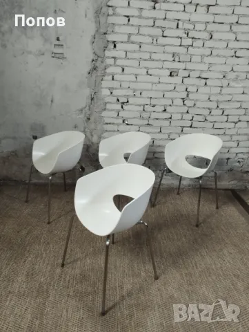 Италиански дизайнерски столове Orbit , снимка 8 - Столове - 49156390